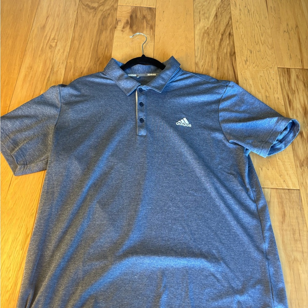 Adidas Men's Blue Polo Shirt